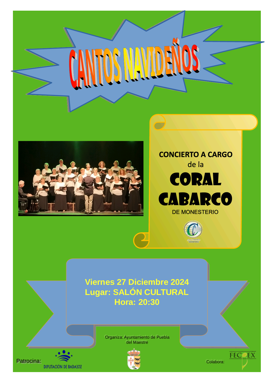 Cantos Navideños con Coral Cabarco